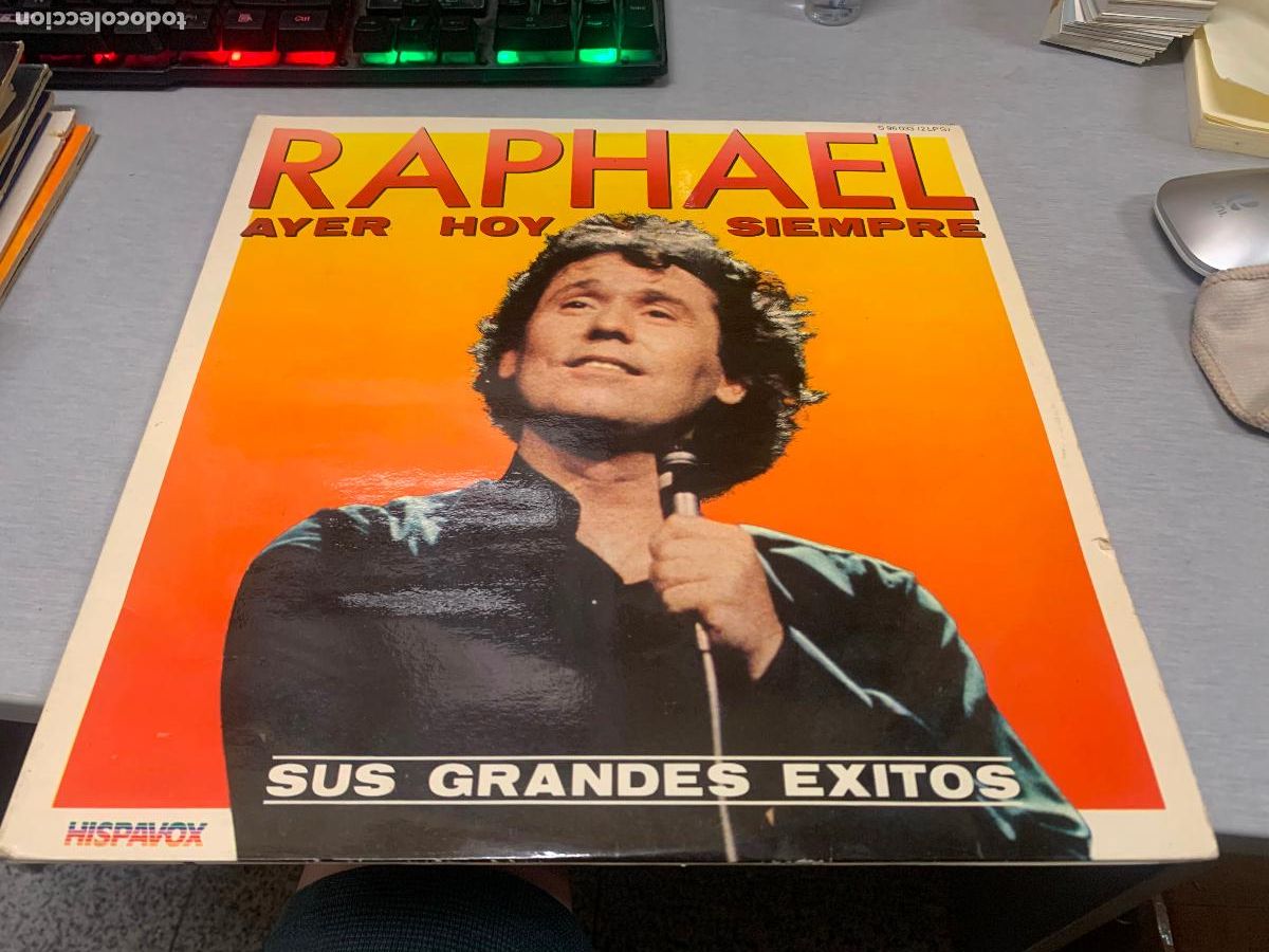 Discos de vinilo: RAPHAEL: AYER, HOY, SIEMPRE / VINILO DOBLE LP - HISPAVOX 1982