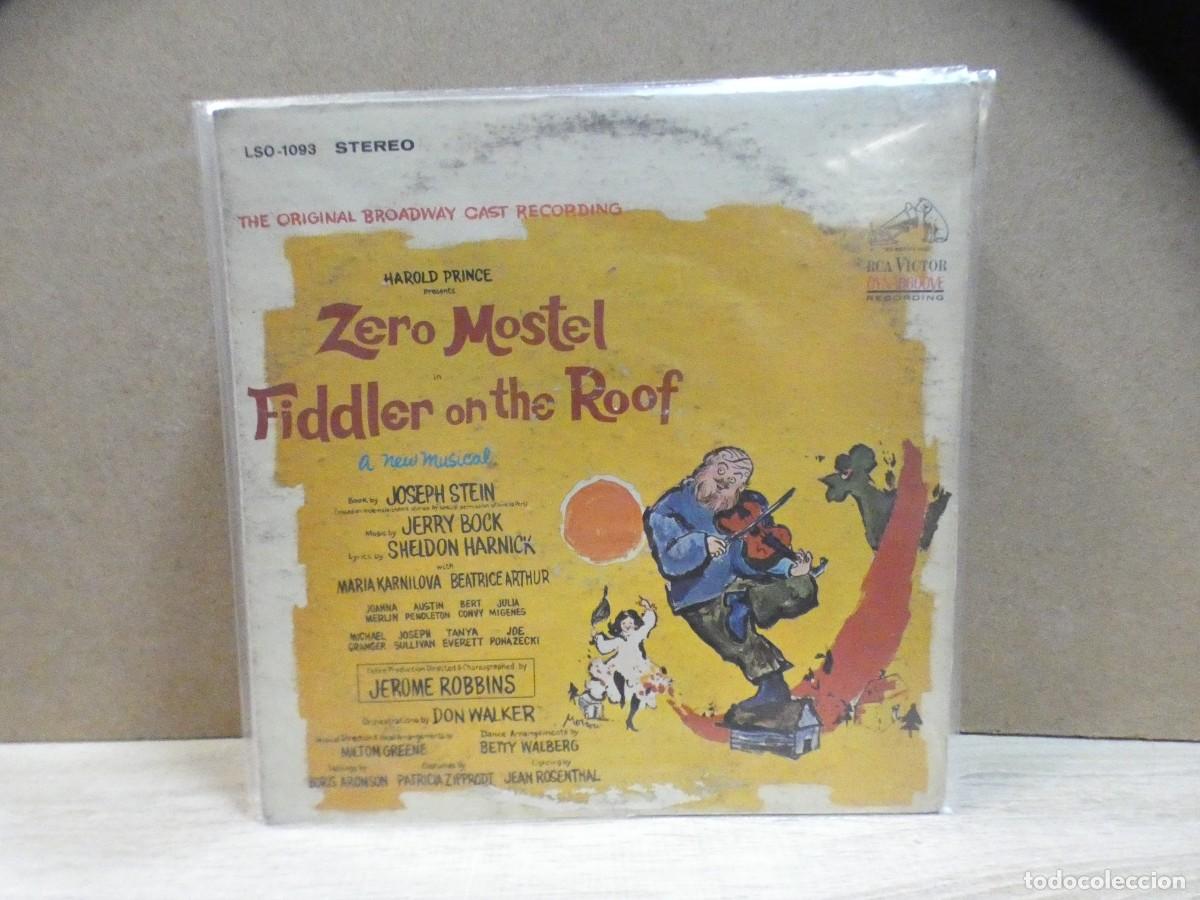 Discos de vinilo: ARKANSAS1980 CAJJ728 VINILO LEVE USO AUN CORRECTO ZERO MOSTEL FIDDLER ON THE ROOF