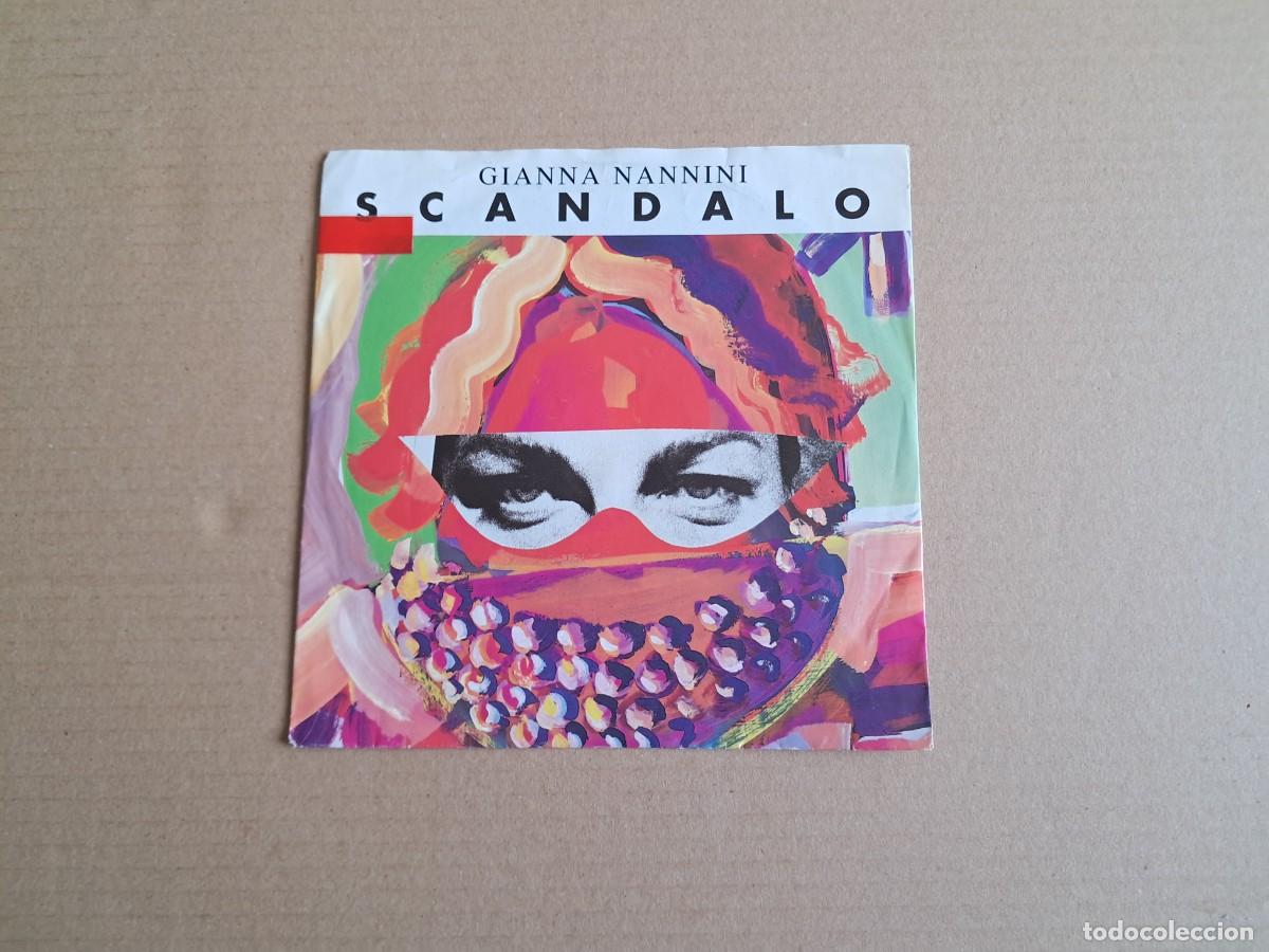 Discos de vinilo: GIANNA NANNINI - SCANDALO SINGLE 1990 EDICION EUROPEA