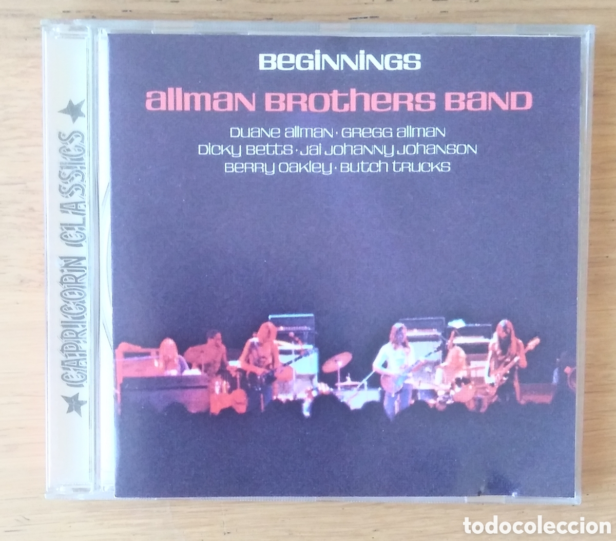 Discos de vinilo: THE ALLMAN BROTHERS BAND: &rdquo; BEGINNINGS&rdquo; CD 1997 EDICI&Oacute;N REMASTERIZADA - SOUTHERN ROCK