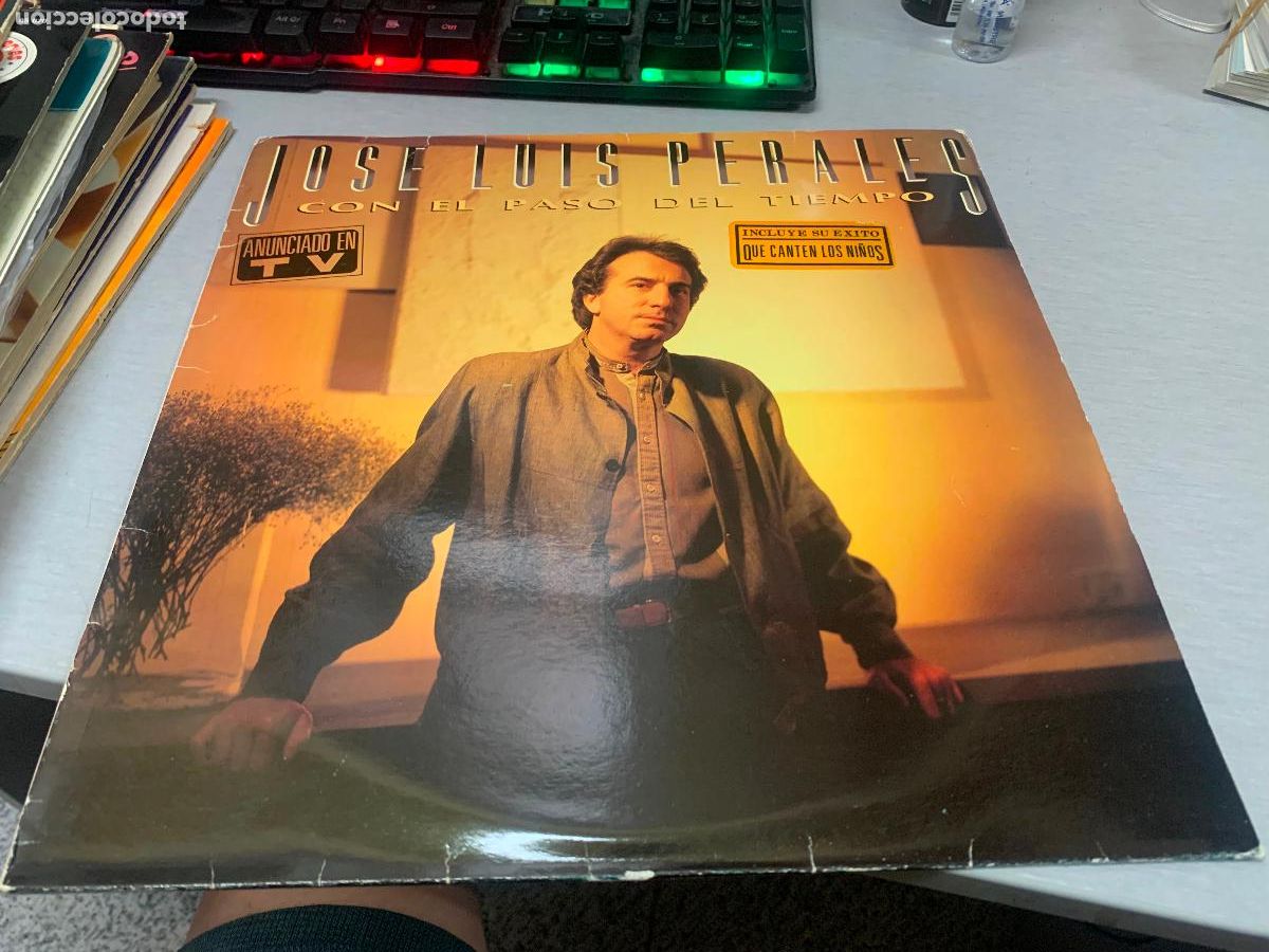 Discos de vinilo: JOS&Eacute; LUIS PERALES: CON EL PASO DEL TIEMPO / VINILO LP - CBS 1986