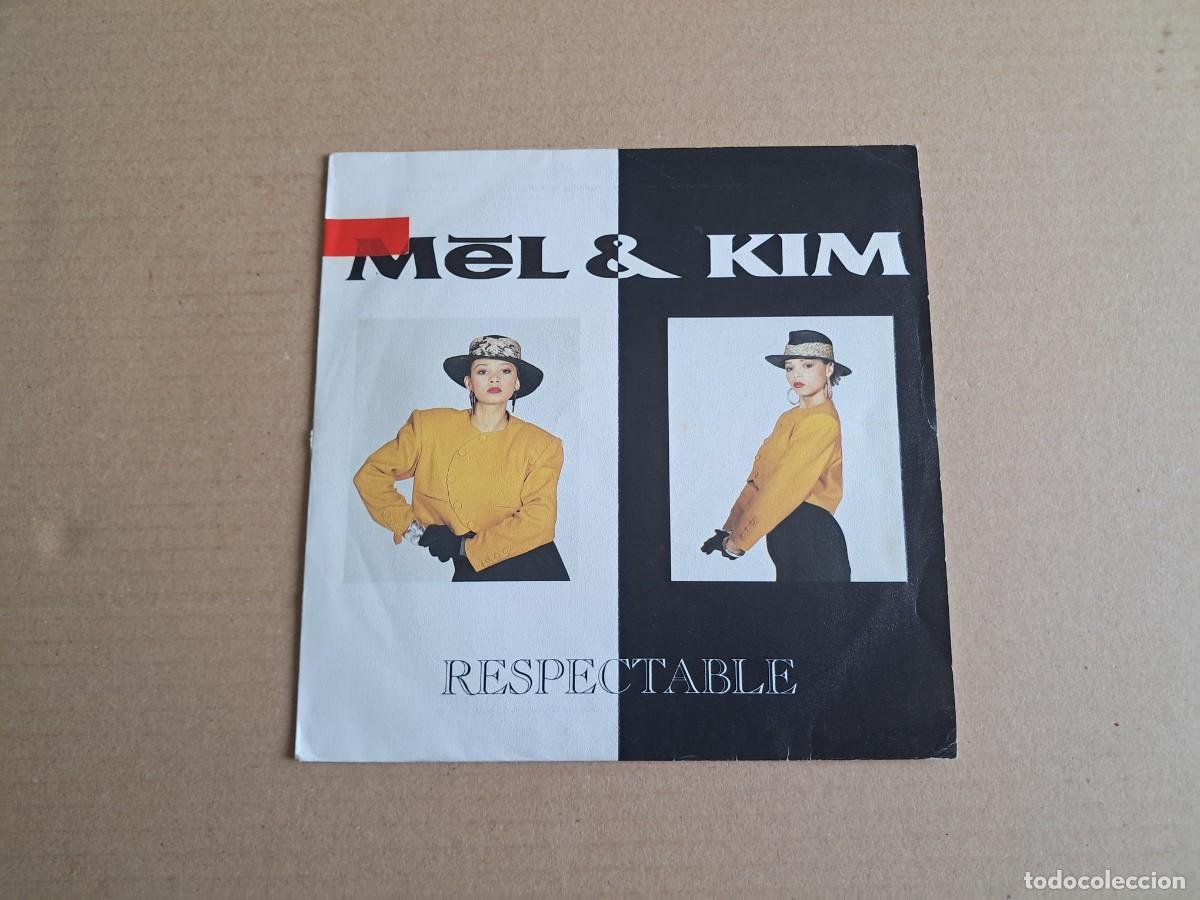 Discos de vinilo: MEL & KIM - RESPECTABLE SINGLE PROMOCIONAL 1987 EDICION ESPA&Ntilde;OLA