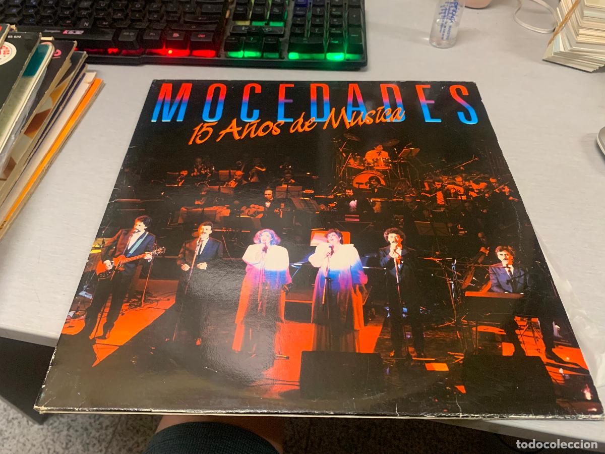 Discos de vinilo: MOCEDADES: 15 A&Ntilde;OS DE M&Uacute;SICA / VINILO DOBLE LP - CBS 1984