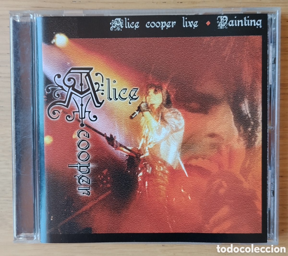 Discos de vinilo: ALICE COOPER: &rdquo; LIVE - PAINTING&rdquo; CD 2000 - BOOTLEG -HARD ROCK