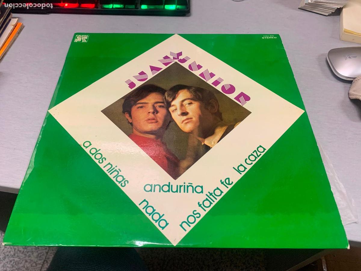 Discos de vinilo: JUAN Y JUNIOR: ANDURI&Ntilde;A, A DOS NI&Ntilde;AS, NADA,... / VINILO LP - DIFESCO 1977