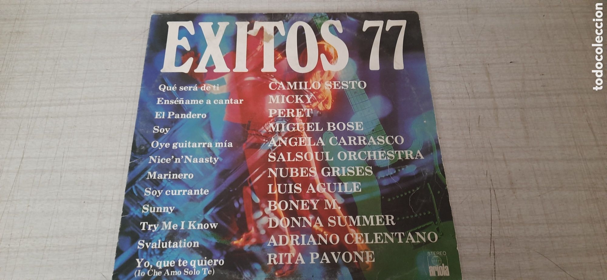 Discos de vinilo: Disco &eacute;xitos 77 varios artistas