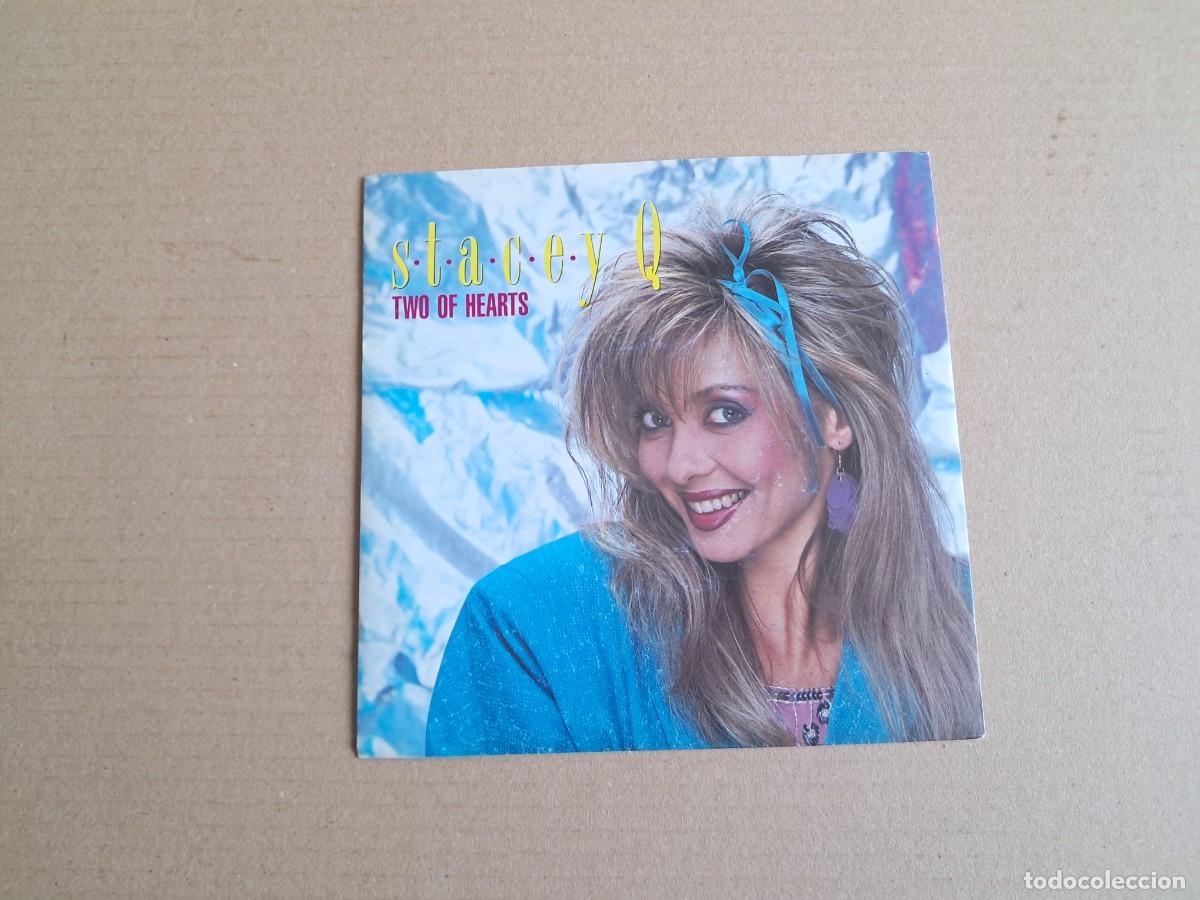 Discos de vinilo: STACEY Q - TWO OF HEARTS SINGLE 1986 EDICION ESPA&Ntilde;OLA