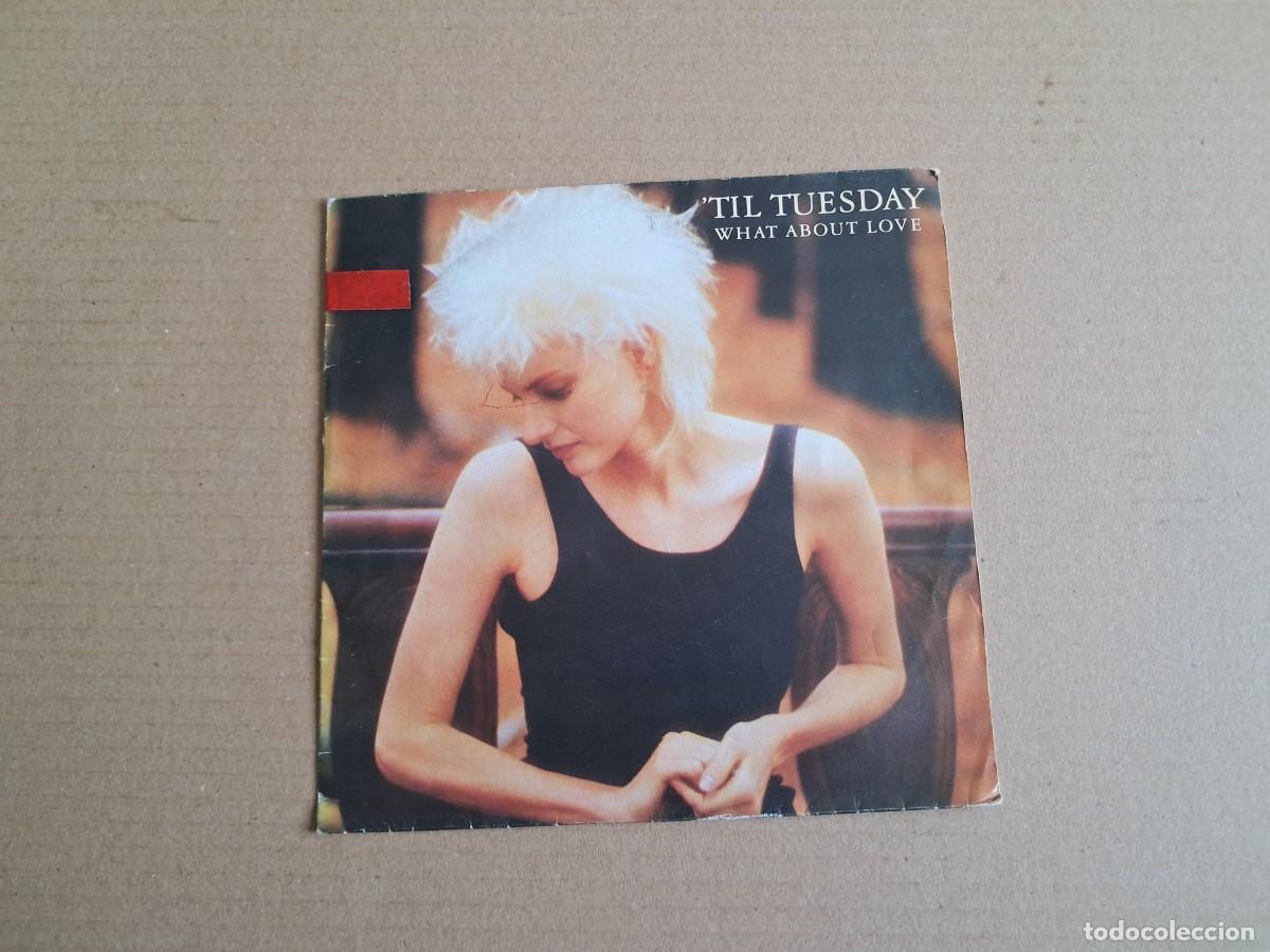 Discos de vinilo: TIL TUESDAY - WHAT ABOUT LOVE SINGLE PROMOCIONAL 1986 EDICION ESPA&Ntilde;OLA