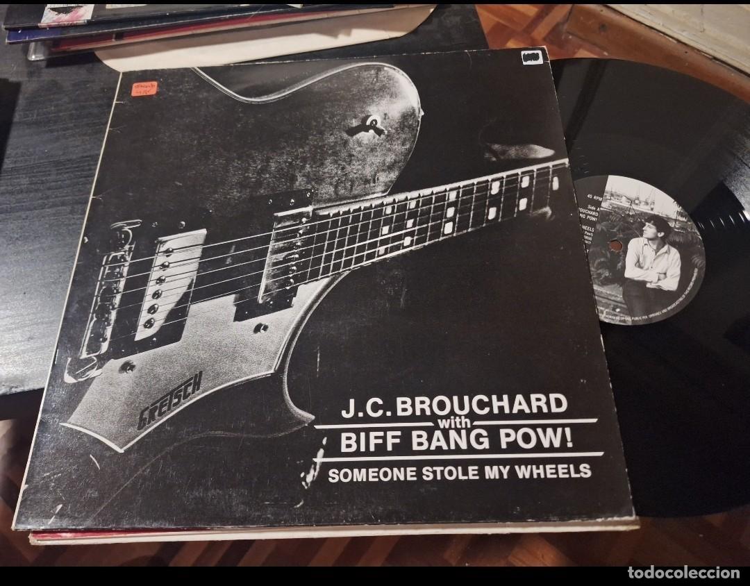 Discos de vinilo: J.C. BROUCHARD with BIFF BANG POW - SOMEONE STOLE MY WHEELS 12&rdquo; MAXI UK CREATION 1986 INDIE ROCK