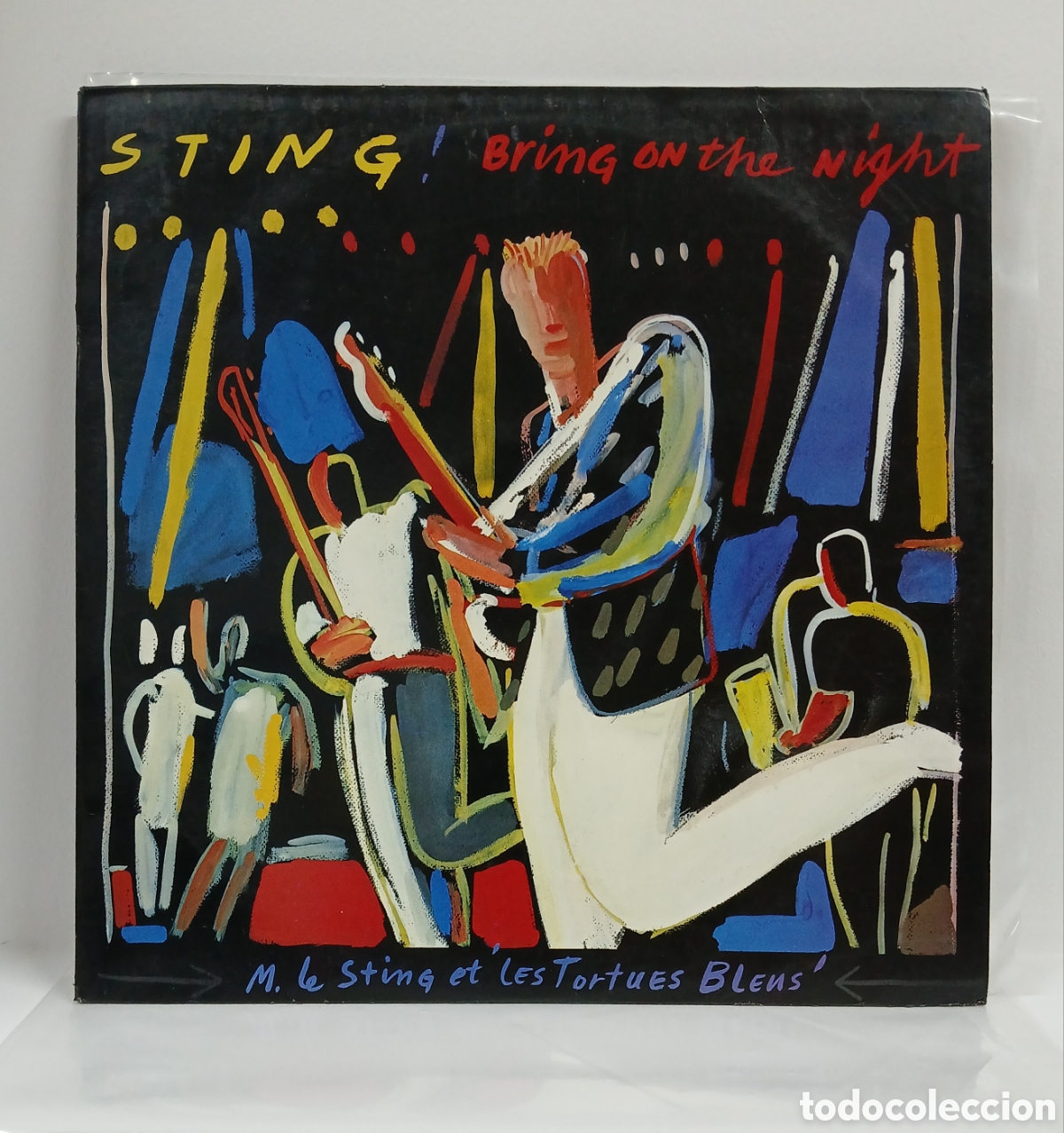 Discos de vinilo: STING &rdquo;BRING ON THE NIGHT&rdquo; DOBLE LP. ORIG. SPAIN. 1986 (VINILOS NM, COMO NUEVOS )