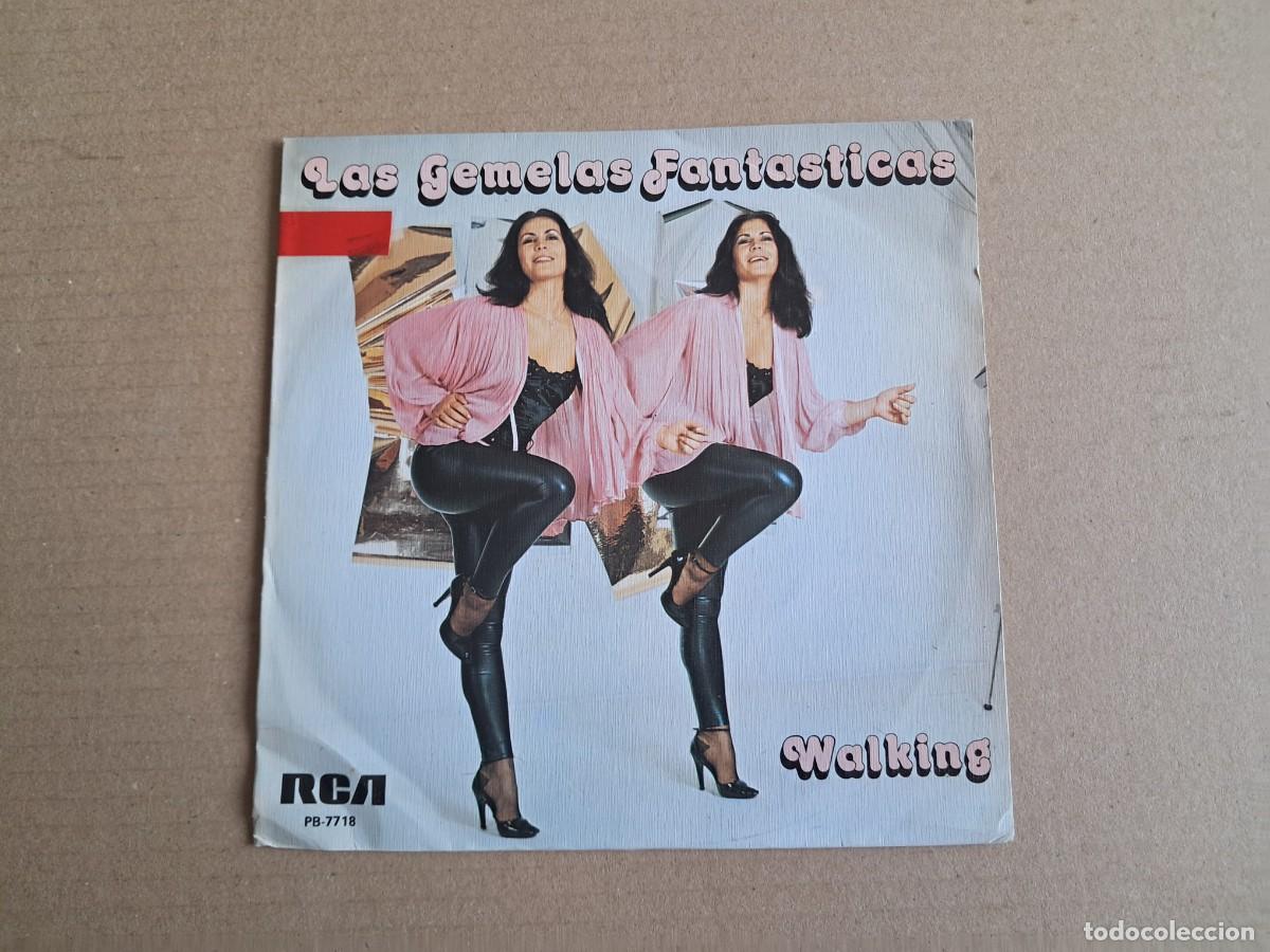 Discos de vinilo: LAS GEMELAS FANTASTICAS - WALKING SINGLE 1980