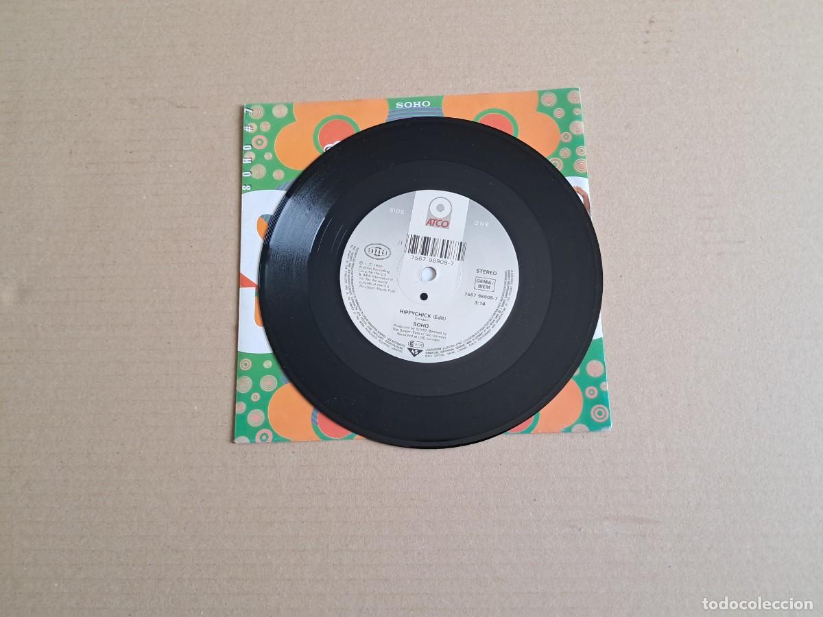 Discos de vinilo: SOHO - HIPPYCHICK SINGLE 1990 EDICION EUROPEA - Foto 2