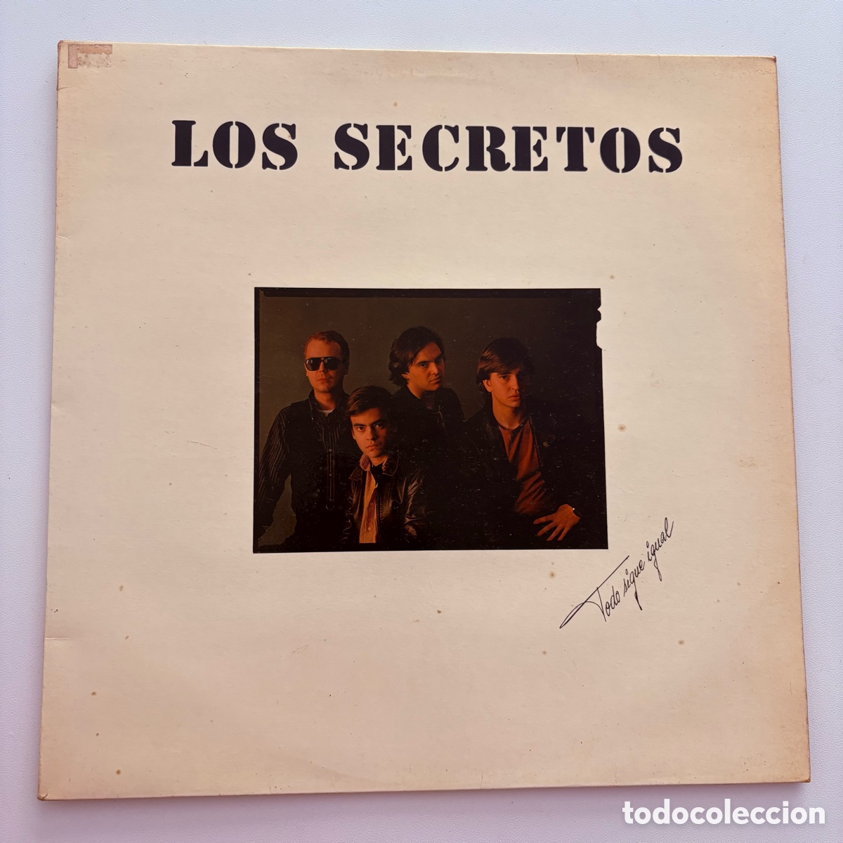 Discos de vinilo: lp Los Secretos &ndash; Todo Sigue Igual edicion espa&ntilde;ola de 1982