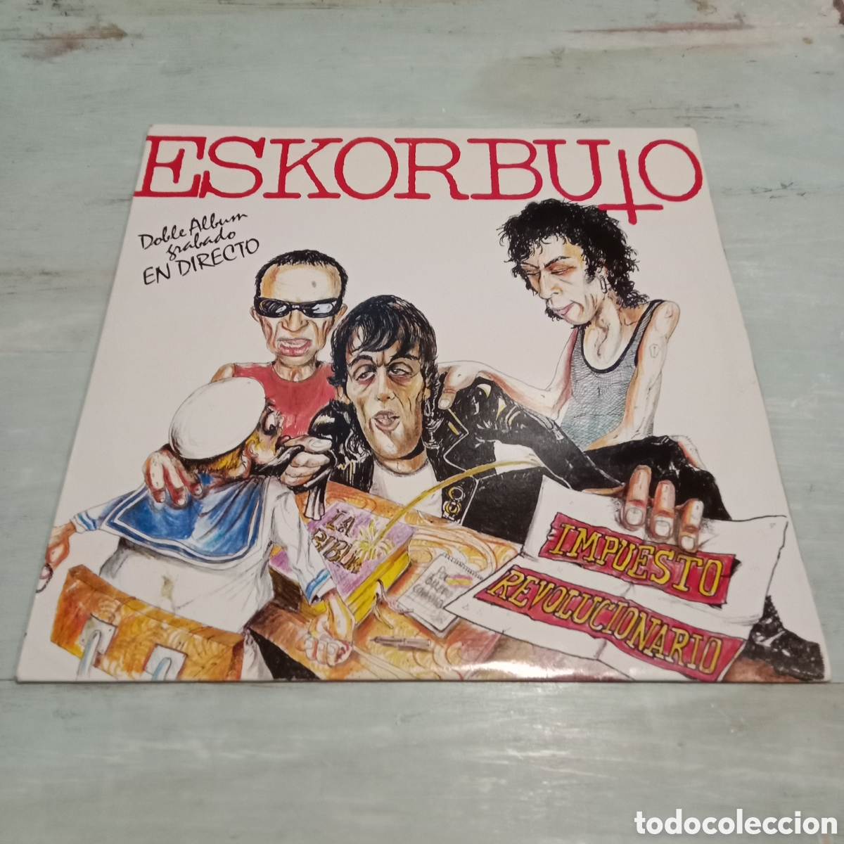Discos de vinilo: ESKORBUTO - IMPUESTO REVOLUCIONARIO - LP DOBLE