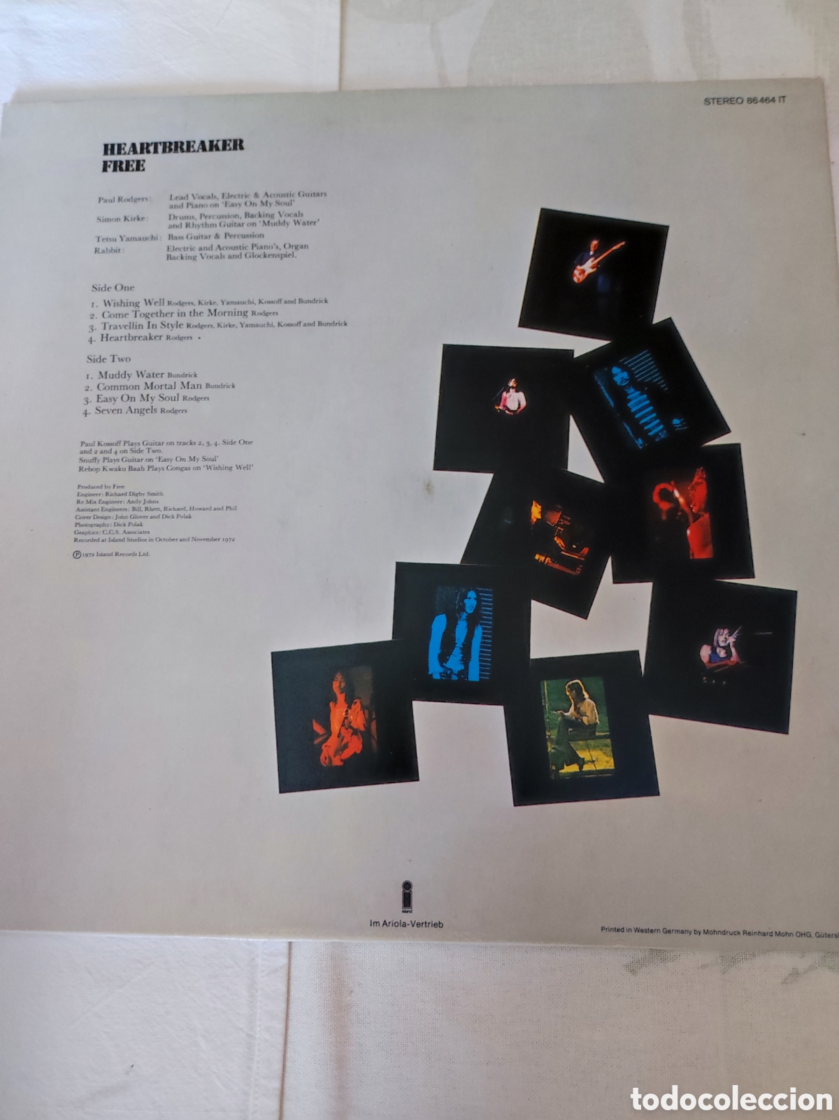 Discos de vinilo: FREE - HEARTBREAKER (1978) - Foto 2