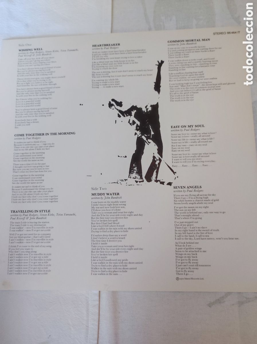 Discos de vinilo: FREE - HEARTBREAKER (1978) - Foto 4
