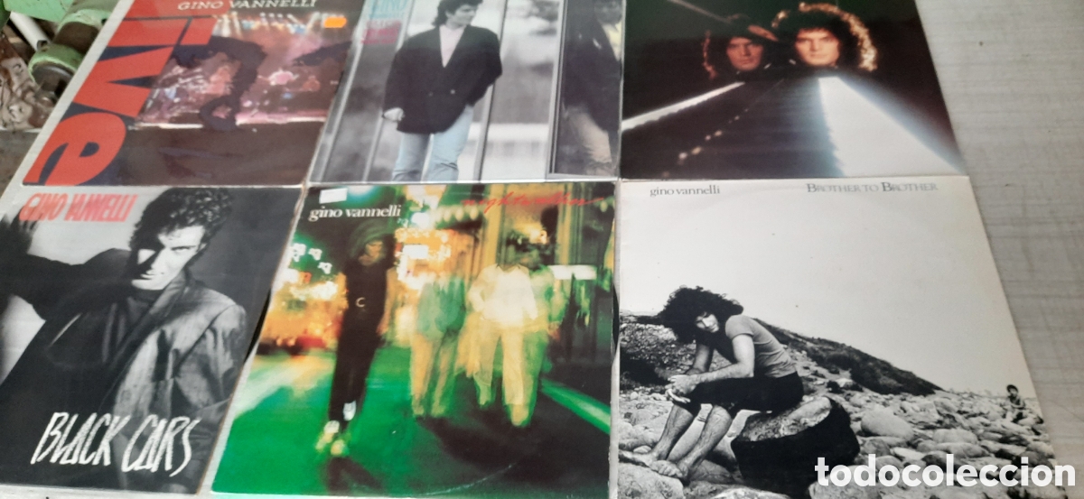 Discos de vinilo: Seis discos de gino Vannelli