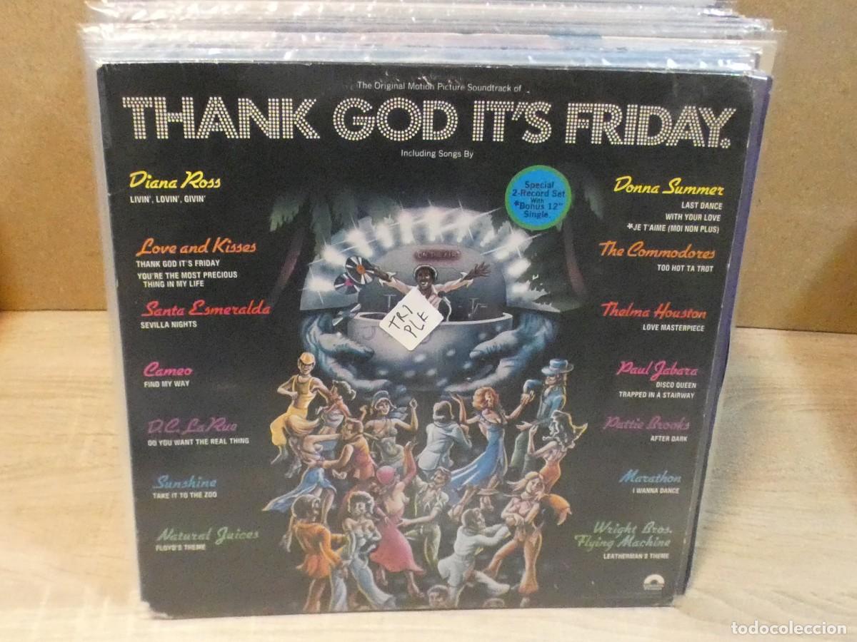 Discos de vinilo: ARKANSAS1980 CAJJ731 VINILO BUEN ESTADO RECOP THANK GOD IT'S FRIDAY