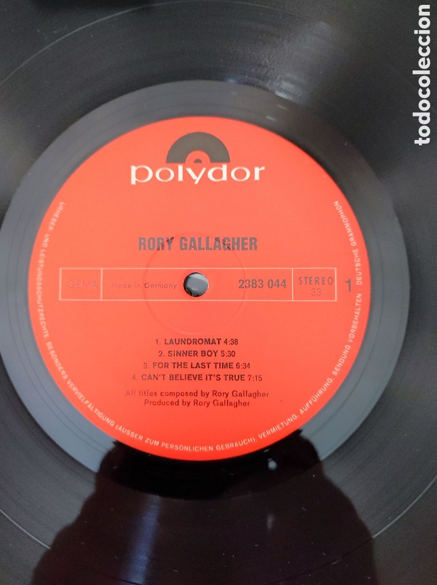 Discos de vinilo: RORY GALLAGHER - RORY GALLAGHER (1971) - Foto 3