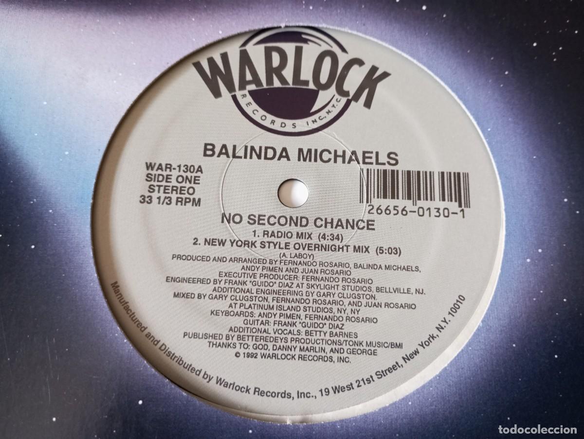 Discos de vinilo: Balinda Michaels &ndash; No Second Chance - 1992