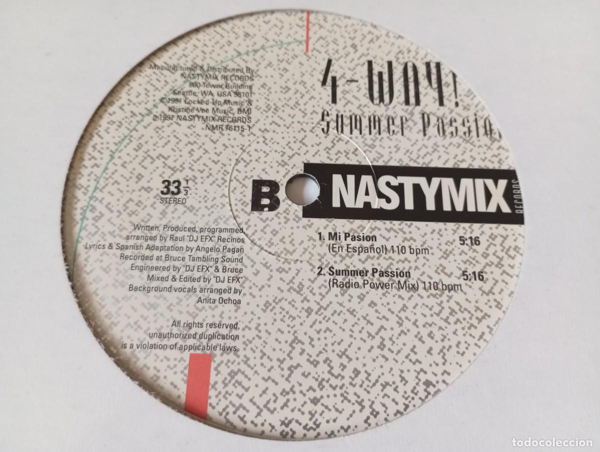 Discos de vinilo: 4-Way! &ndash; Summer Passion - 1991 - Foto 2