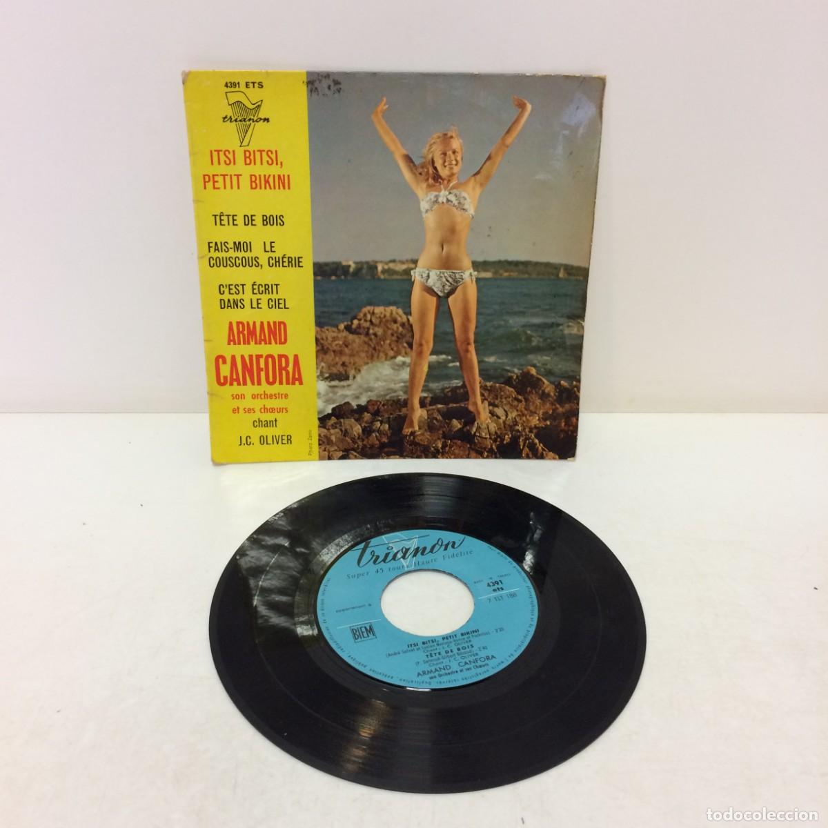 Discos de vinilo: Disco Vinilo: Armand Canfora - Itsi Bitsi, Petit Bikini - 4391 ETS - Foto 2
