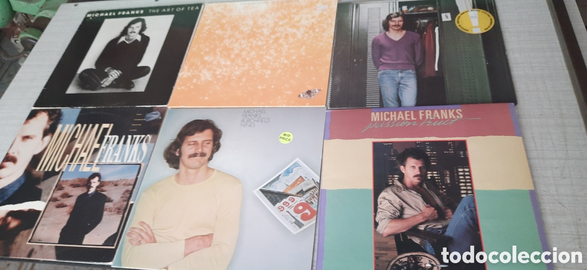 Discos de vinilo: Lote seis discos Michael Franks