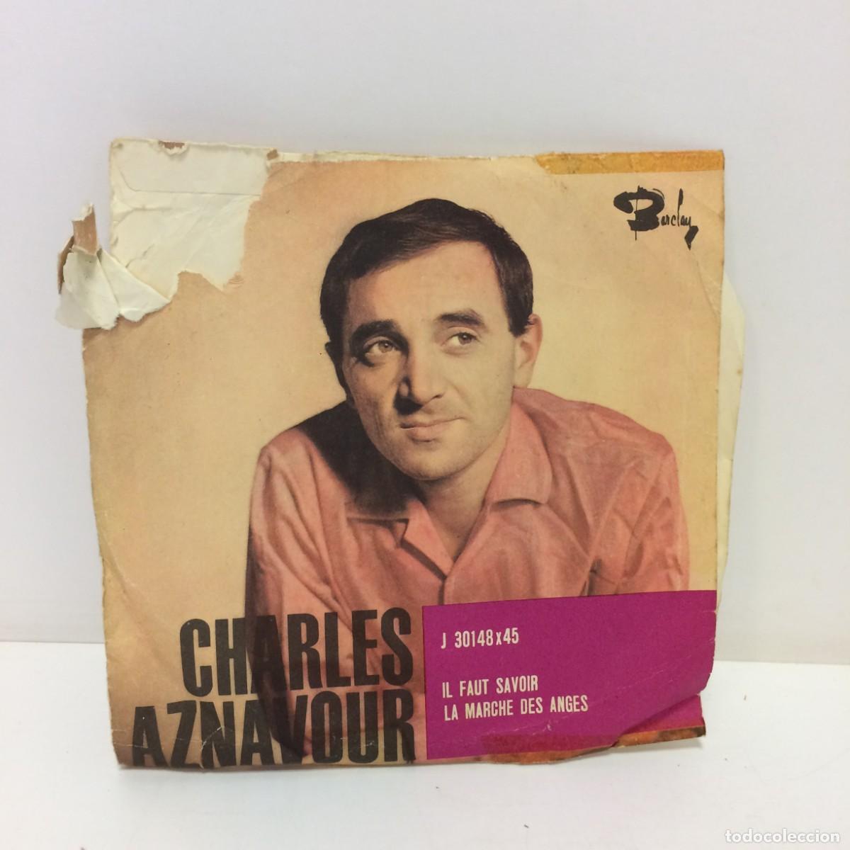 Discos de vinilo: Disco Vinilo: Charles Aznavour - Il faut savoir - J 30148x45