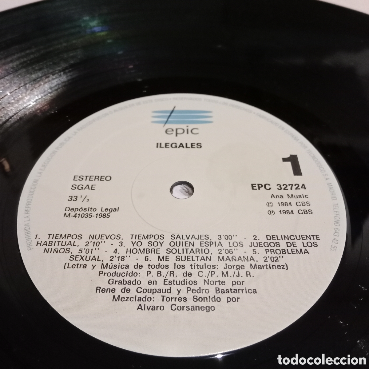 Discos de vinilo: ILEGALES - ILEGALES - LP - Foto 5