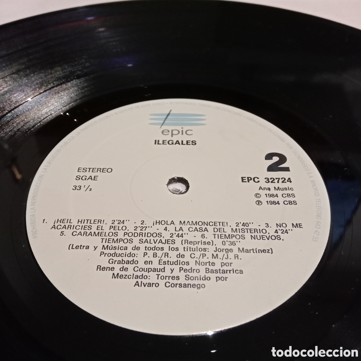 Discos de vinilo: ILEGALES - ILEGALES - LP - Foto 6