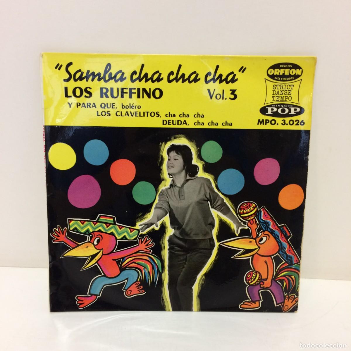 Discos de vinilo: Disco Vinilo: Los Ruffino - Samba cha cha cha Vol. 3 - MPO. 3.026