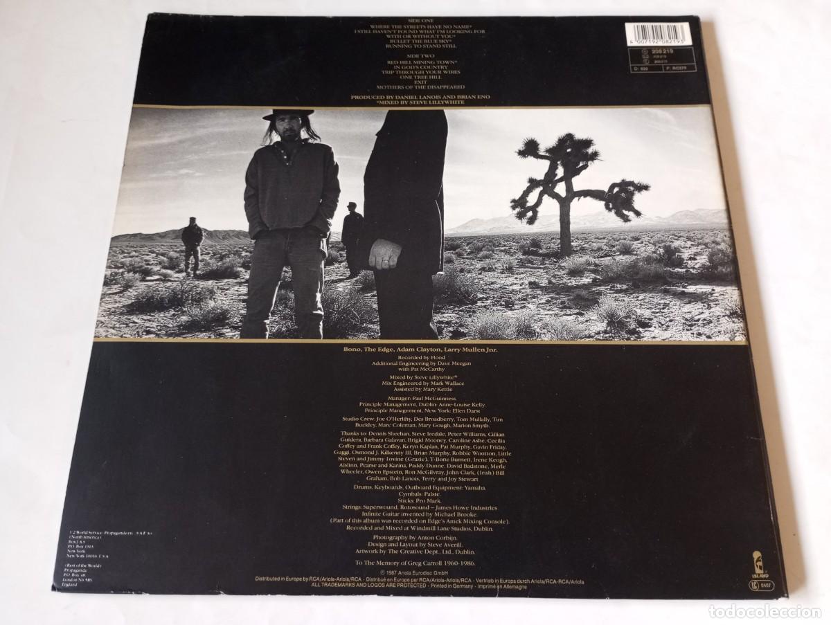 Discos de vinilo: U2 &ndash; The Joshua Tree - 1987 - LP - Foto 2