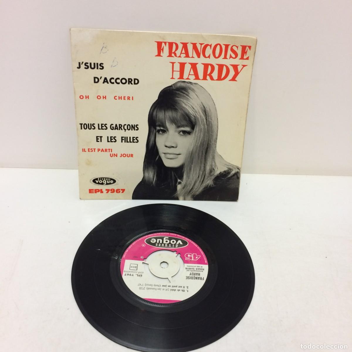 Discos de vinilo: Disco Vinilo: Francoise Hardy - EPL 7967 - Foto 2
