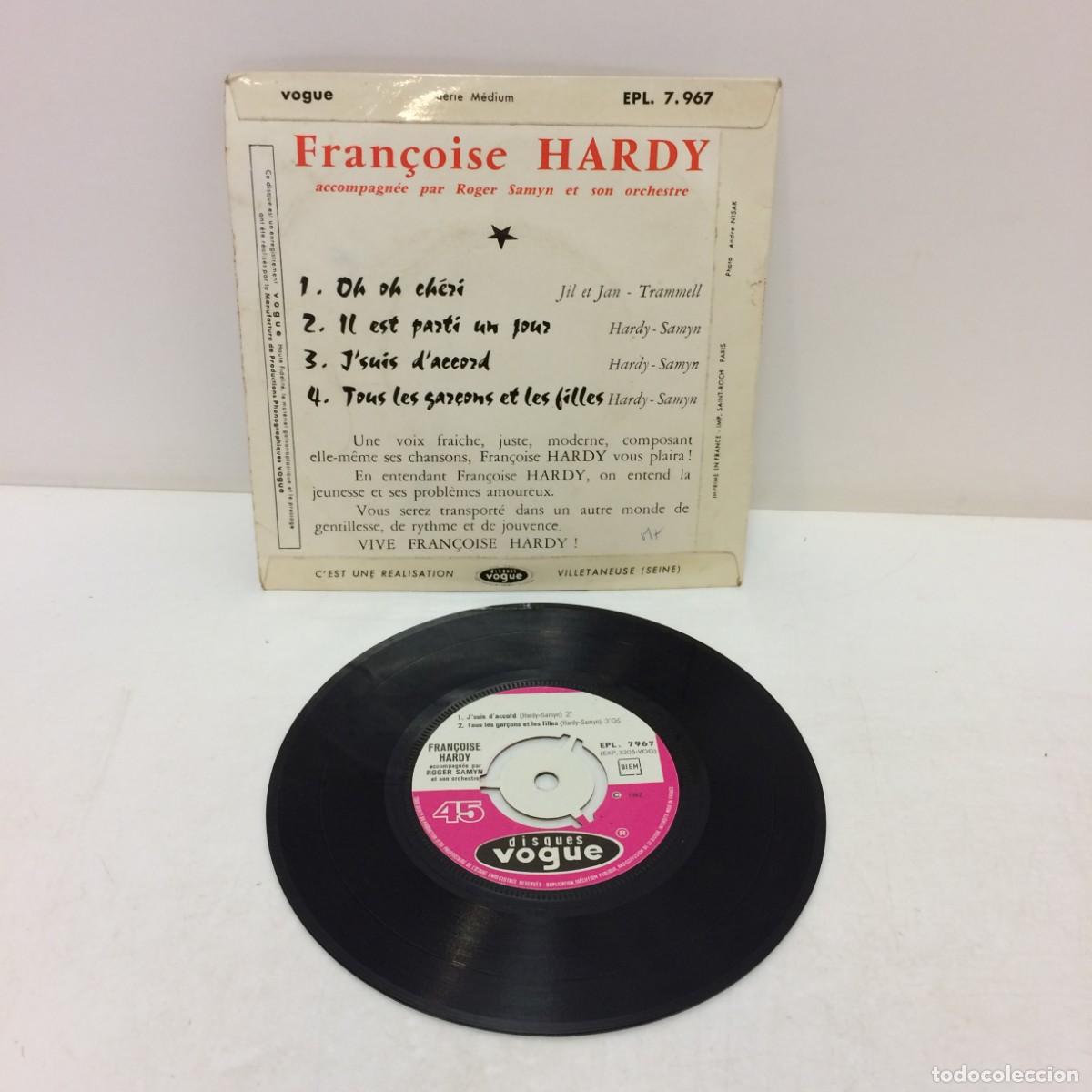 Discos de vinilo: Disco Vinilo: Francoise Hardy - EPL 7967 - Foto 3