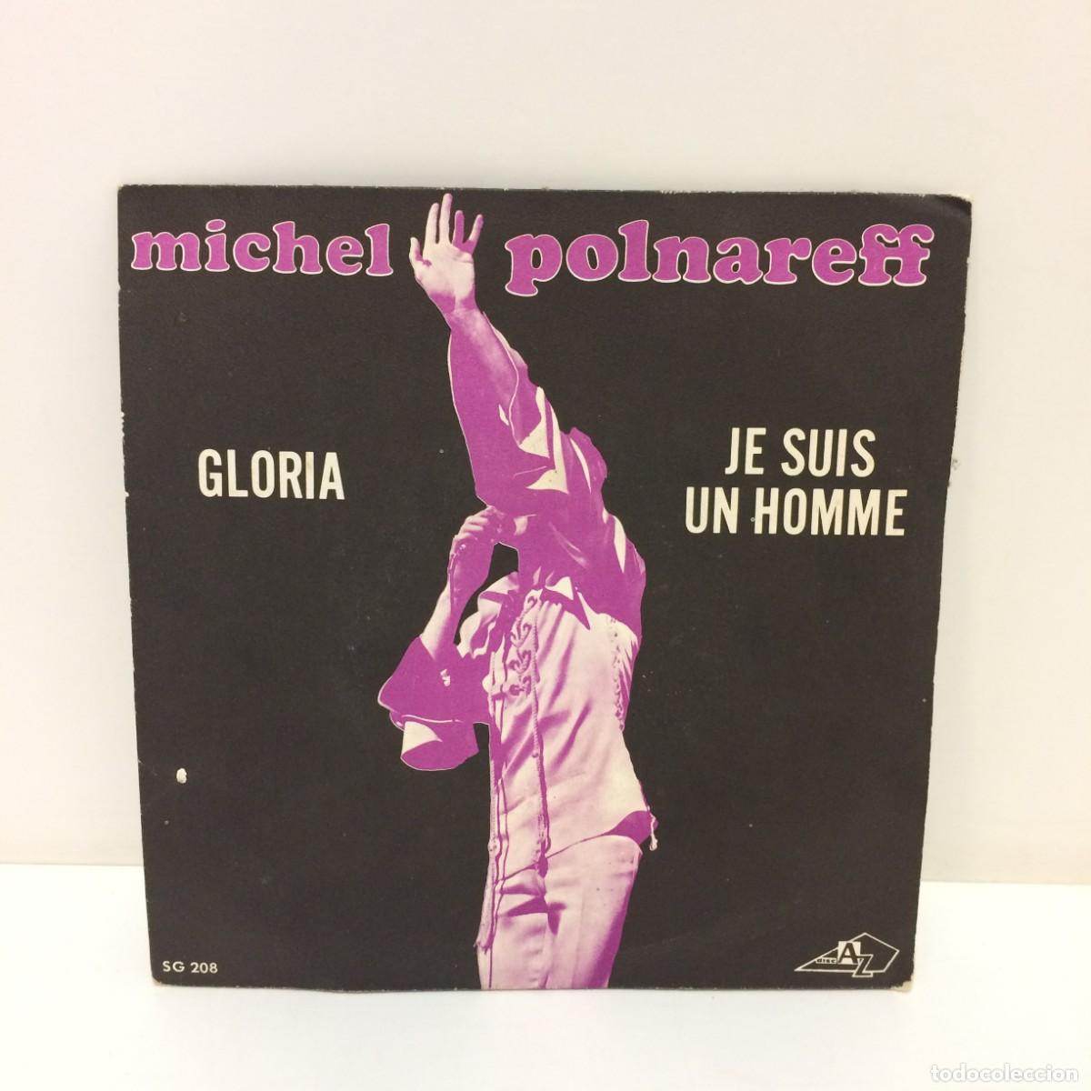 Discos de vinilo: Disco Vinilo: Michel Polnareff - Gloria / Je Sois un Homme - SG 208