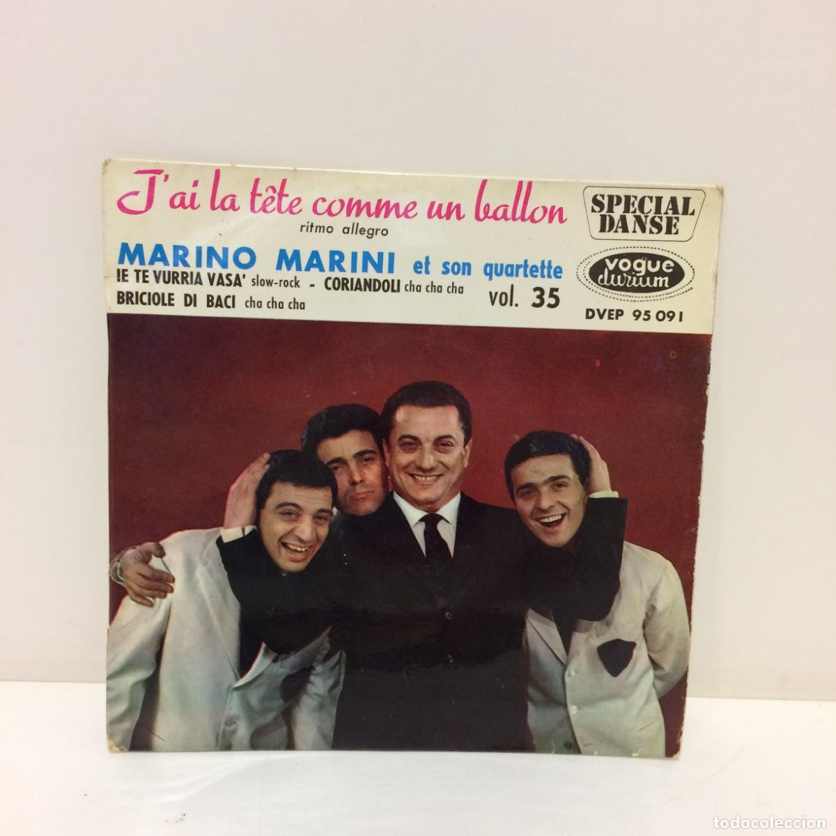 Discos de vinilo: Disco Vinilo: Marino Marini et son quartette Vol. 35 - DVEP 95 091