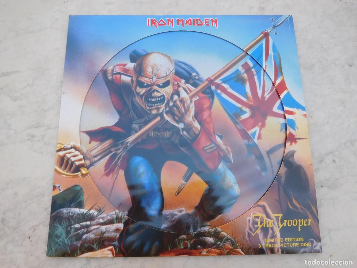 Discos de vinilo: Iron Maiden. Maxi Single. The trooper 2005. Edici&oacute;n UK Picture Disc. EMI 12EM 662