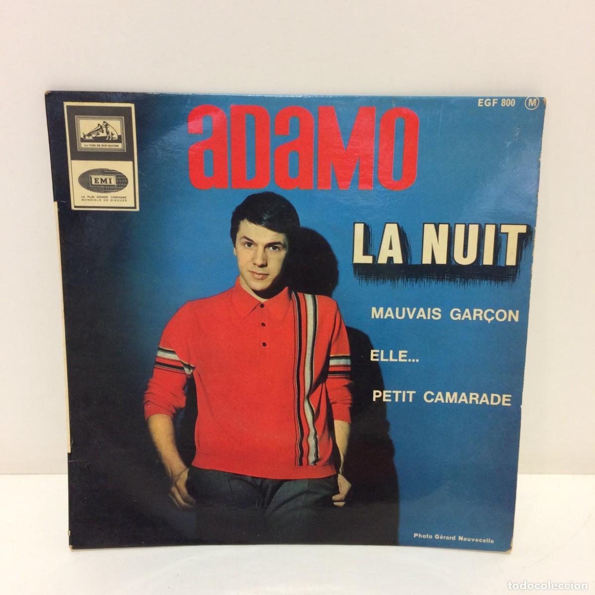 Discos de vinilo: Disco Vinilo: Adamo - La Nuit - EGF 800 - Foto 1