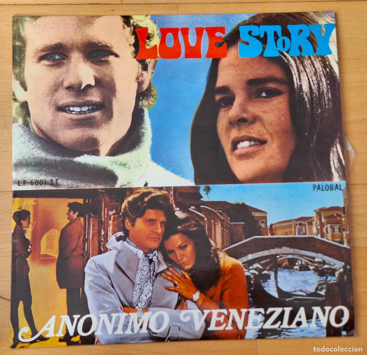 Discos de vinilo: MUSICA PELICULAS- LOVE STORY, ANONIMO VENECIANO- DISCO VINILO LP - VEDETTE 1.971 - PERFECTO ESTADO