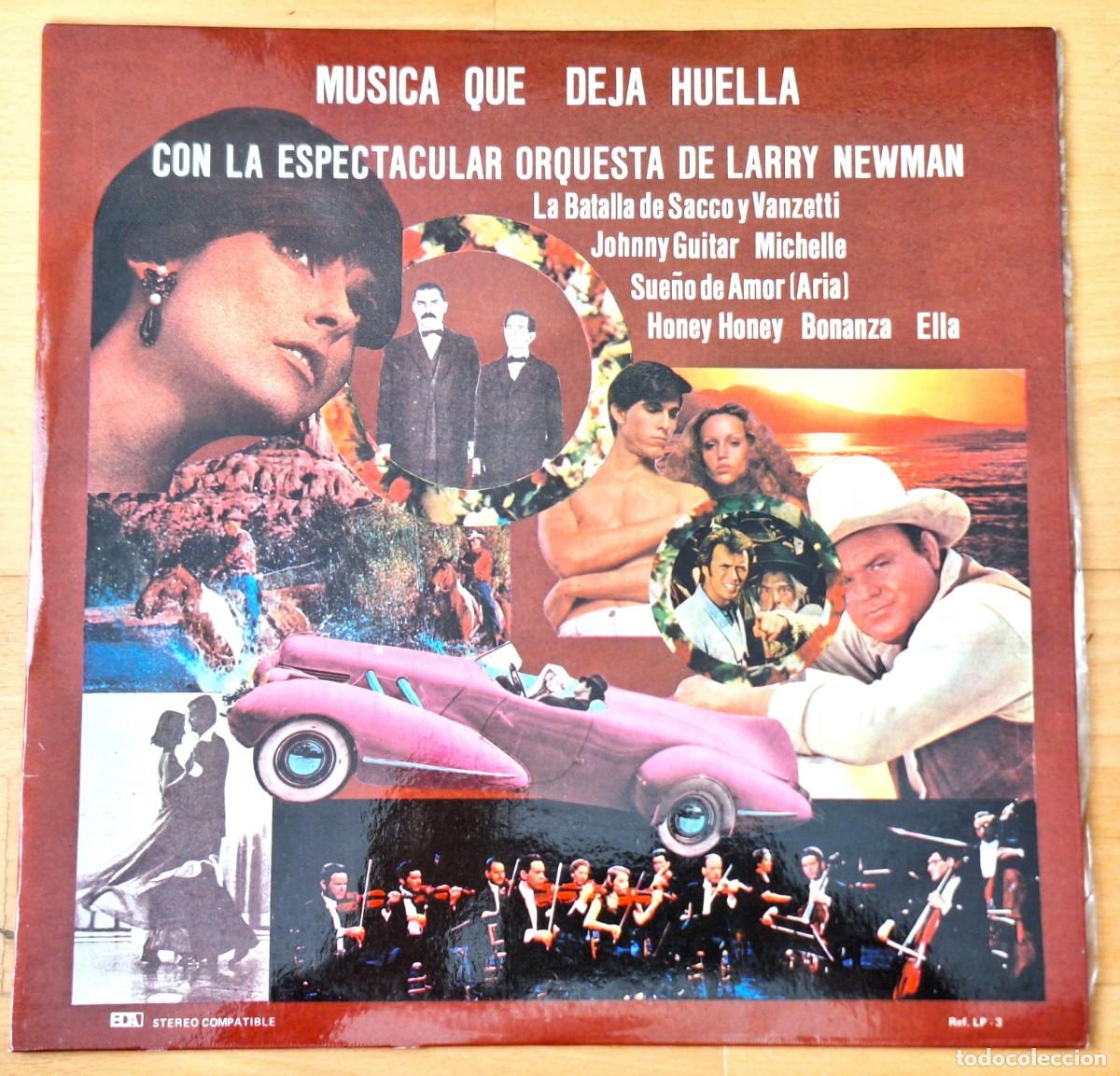 Discos de vinilo: MUSICA QUE DEJA HUELLA- ORQUESTA LARRY NEWMAN - DISCO VINILO LP - EDA A&Ntilde;O 1.977 - PERFECTO ESTADO