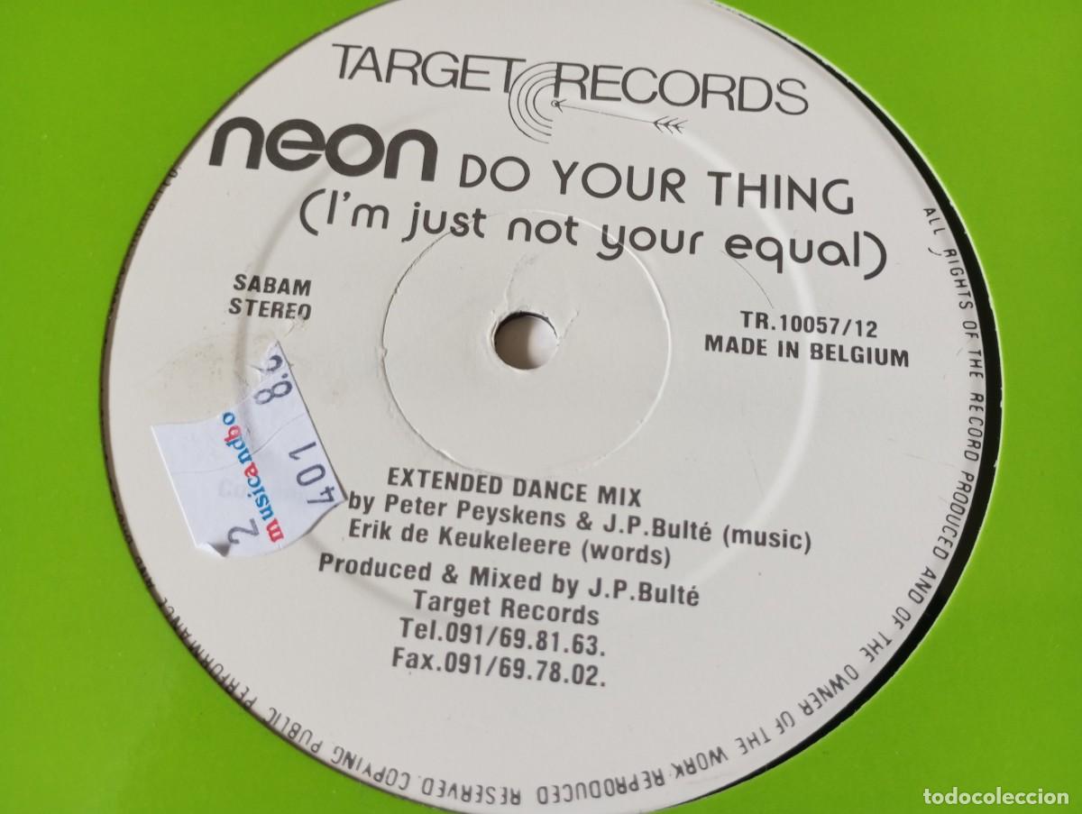 Discos de vinilo: Neon &ndash; Do Your Thing (I'm Just Not Your Equal) - 1990