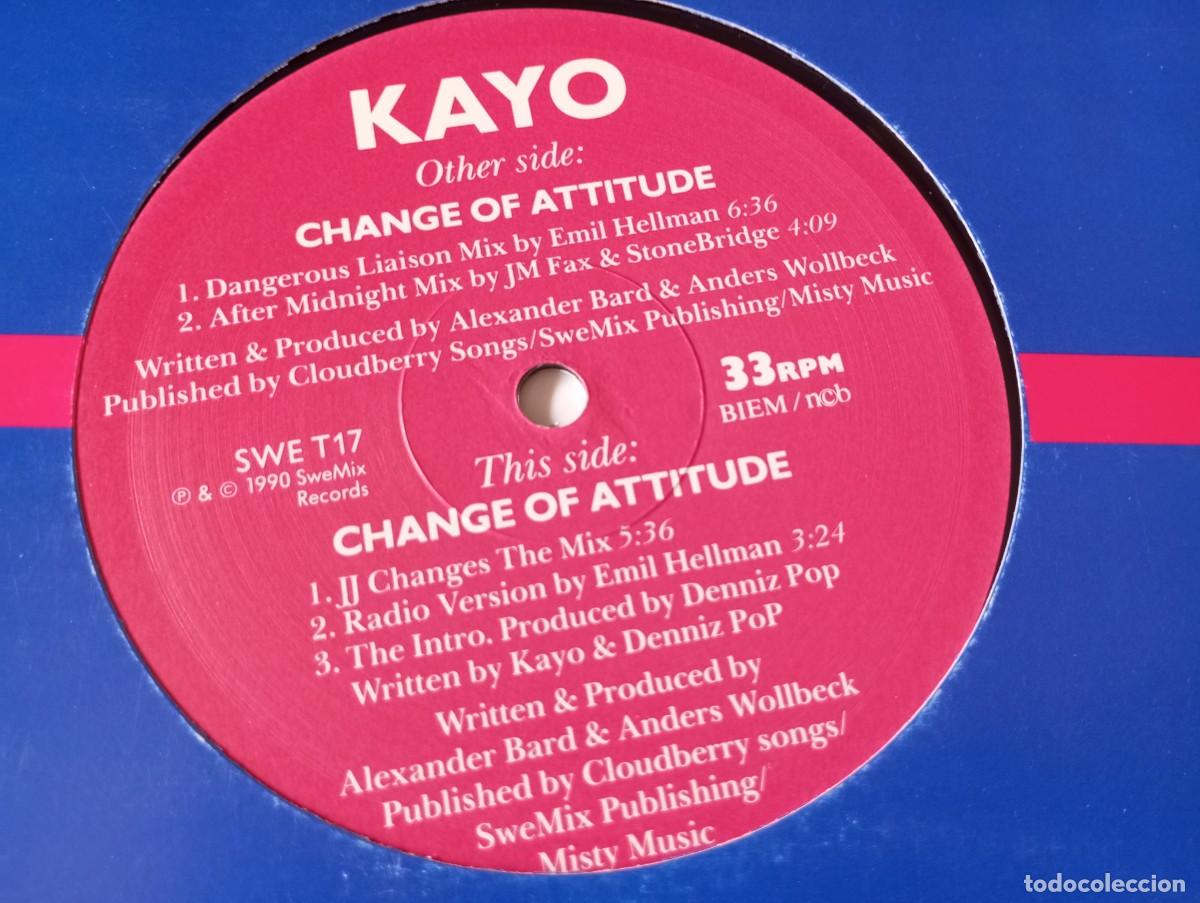 Discos de vinilo: Kayo &ndash; Change Of Attitude - 1990
