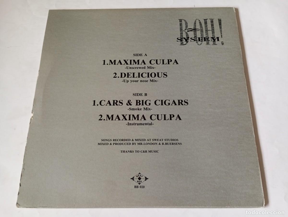 Discos de vinilo: B & Oh! System &ndash; Maxima Culpa - 1991 - Foto 2
