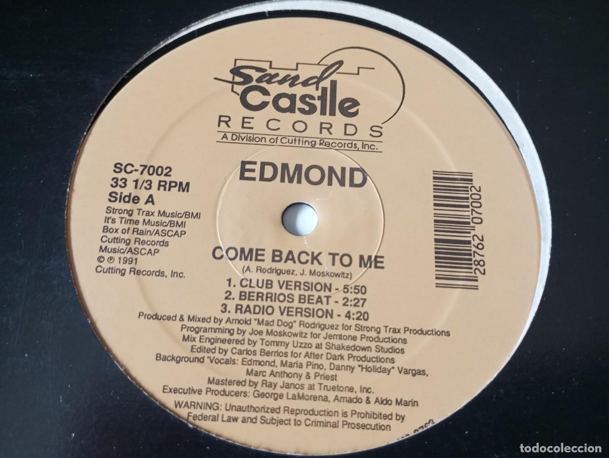 Discos de vinilo: Edmond &ndash; Come Back To Me - 1991