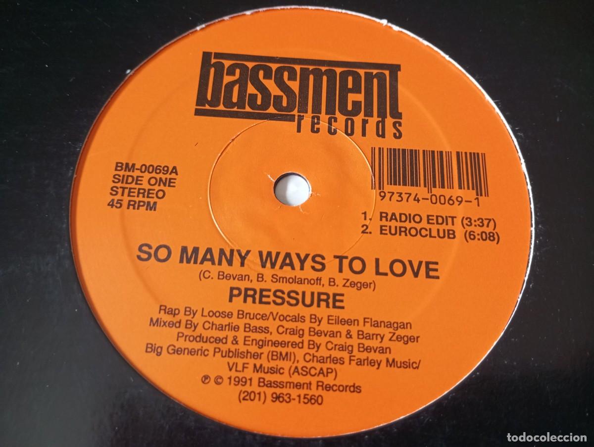 Discos de vinilo: Pressure &ndash; So Many Ways To Love - 1991