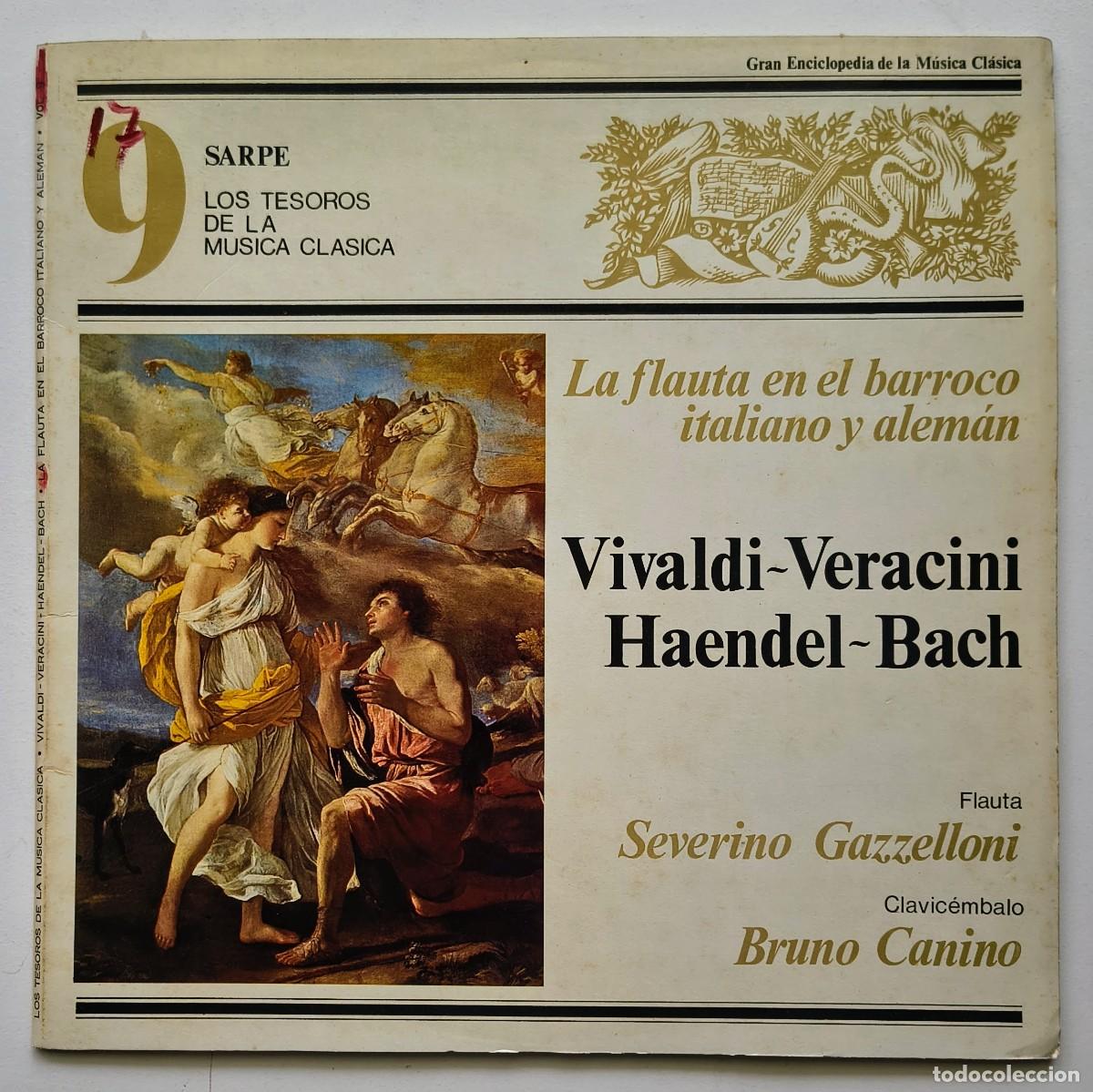 Discos de vinilo: Vivaldi, Veracini, Haendel, Bach - Los Tesoros de la musica clasica - 9