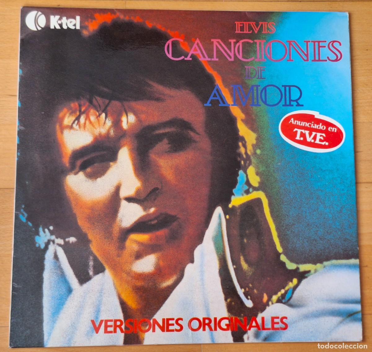 Discos de vinilo: ELVIS PRESLEY, CANCIONES DE AMOR - DISCO VINILO LP - K-TEL A&Ntilde;O 1.979 - PERFECTO ESTADO