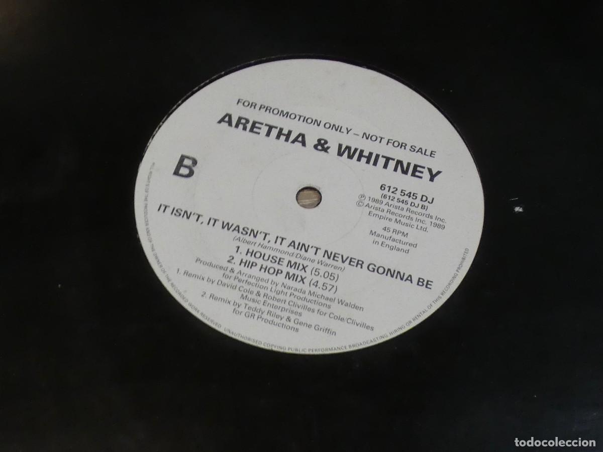 Discos de vinil: ARKANSAS1980 CAJJ731 MAXI SINGLE LEVE USO AUN CORRECTO ARETHA Y WHITNEY