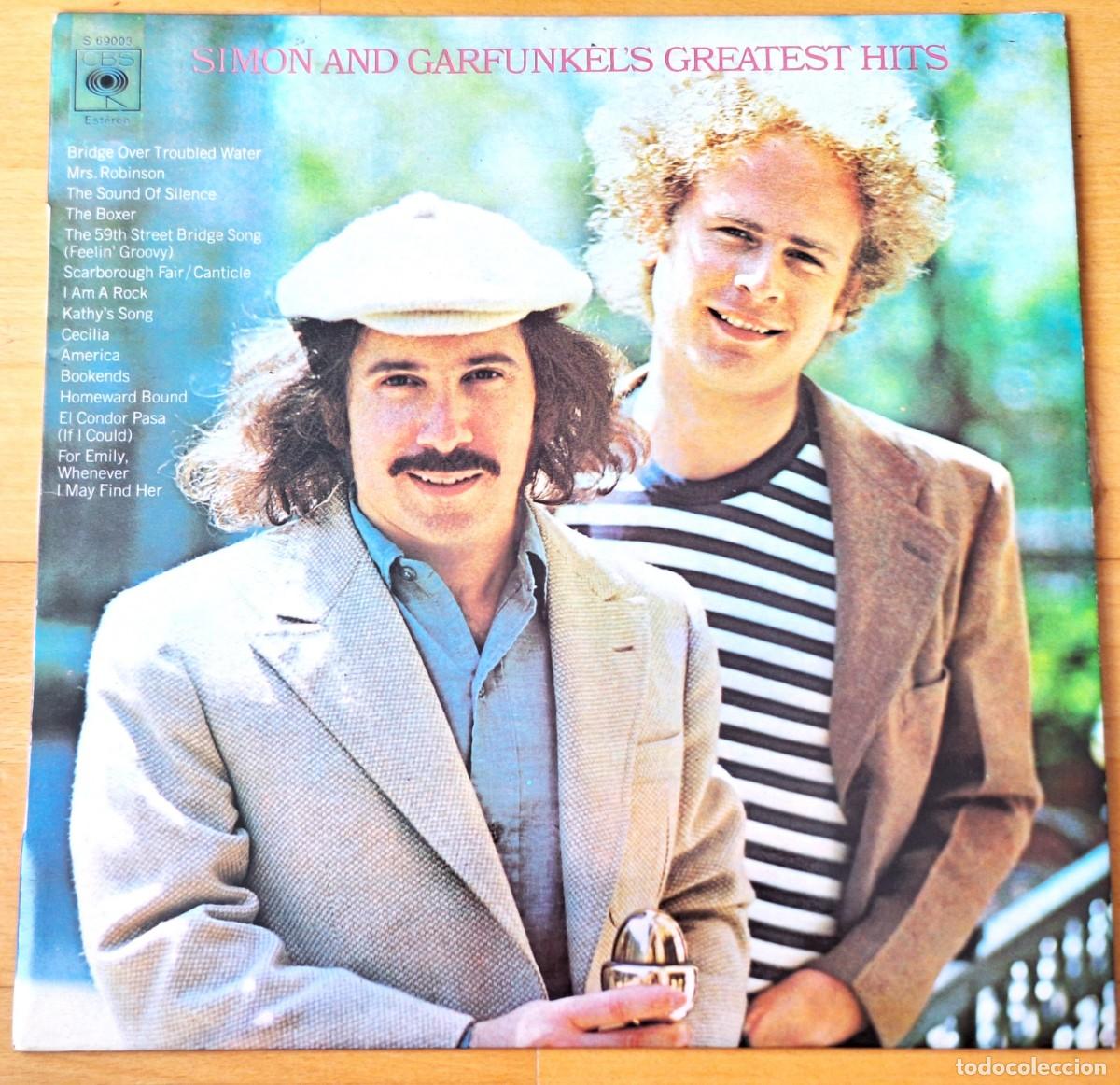 Discos de vinilo: SIMON AND GARFUNKEL&acute;S GREATEST HITS - DISCO VINILO LP - C.B.S. A&Ntilde;O 1.972 - PERFECTO ESTADO