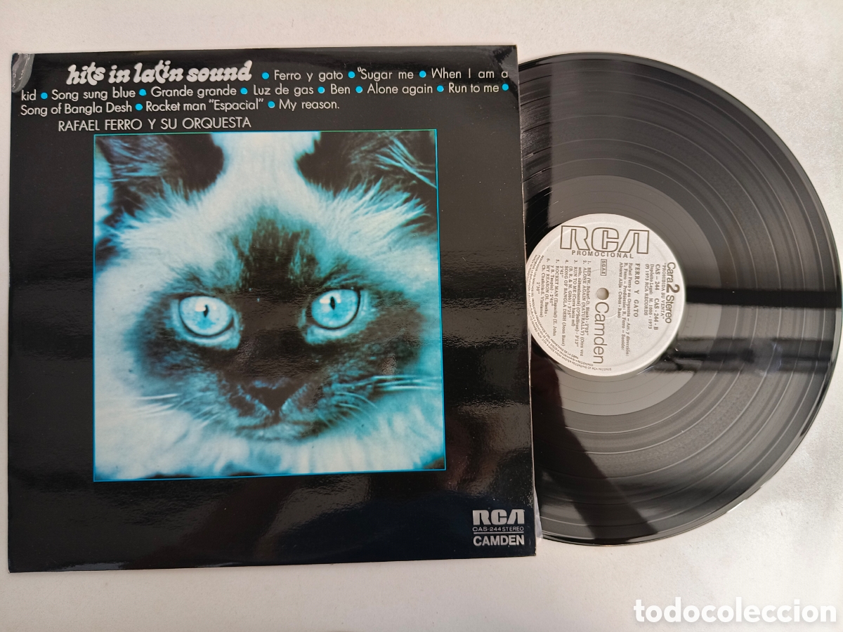 Vinyl records: RAFAEL FERRO - Hits In Latin Sound - LP RCA PROMO 1973 // NM // LOUNGE FUNK GROOVE CINEMATIC LIBRARY